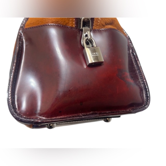 LOEWE AMAZONA PONY-STYLE CALFSKIN HANDBAG. 15” x 10” SOLD OUT RETAIL $3200 - Picture 16 of 17